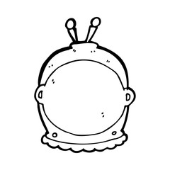 cartoon space helmet