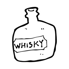 cartoon whisky jar