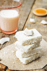 raw vegan coconut bars