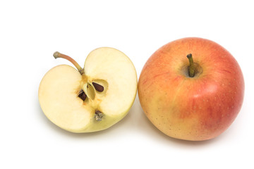 Organic applest isolate on white background