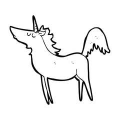 cartoon unicorn