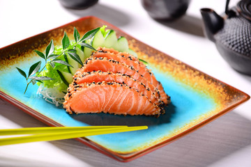 Seared Sesame-crusted Salmon