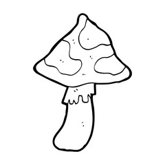 cartoon toadstool