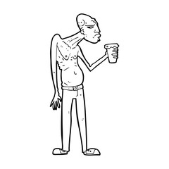 cartoon hooligan