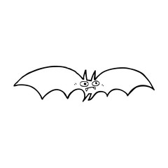 Fototapeta premium cartoon vampire bat