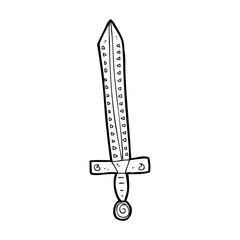 cartoon sword