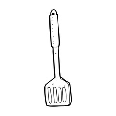 cartoon kitchen spatula