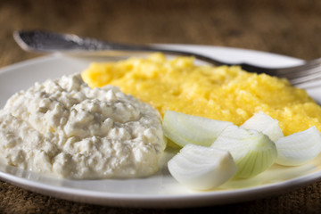 Cheese with cream