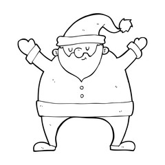 cartoon santa claus