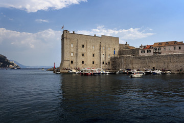 Fototapeta na wymiar St. John's Fortress in Dubrovnik, Croatia