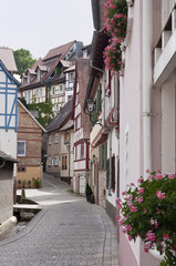 old street in the Germany