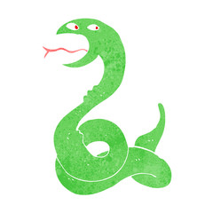 cartoon hissing snake