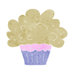 cartoon big cupcake