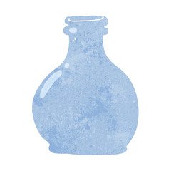 cartoon old glass vase