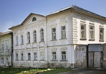 Former house of merchants Korovkin in Kalyazin Russia
