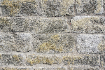 Gray grunge brick wall background.