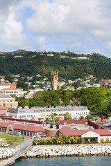 The port of St. George's Grenada.