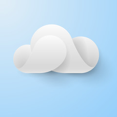 Abstract white cloud