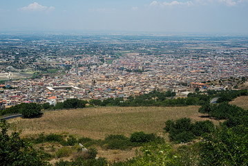 Fototapeta premium Comiso cityscape. Ragusa province, Sicily, Italy.