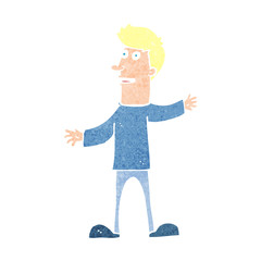 cartoon surprised man