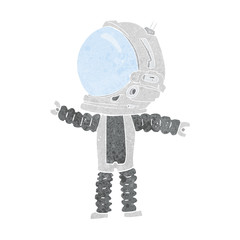 cartoon astronaut © lineartestpilot