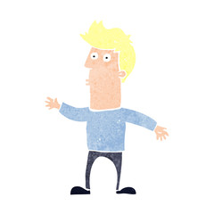 cartoon surprised man