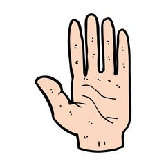 cartoon hand