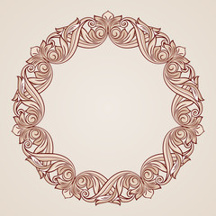 Rose pink floral pattern