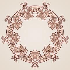 Rose pink floral pattern