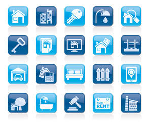 Real Estate business Icons - Vector Icon Set
