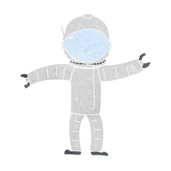 cartoon astronaut