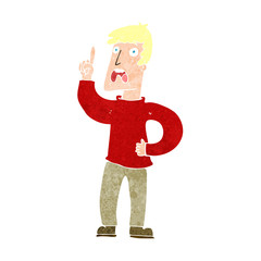 cartoon man with complaint