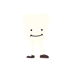 cartoon happy tooth