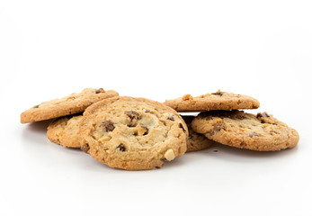 milk chocolate toffee almond cookies