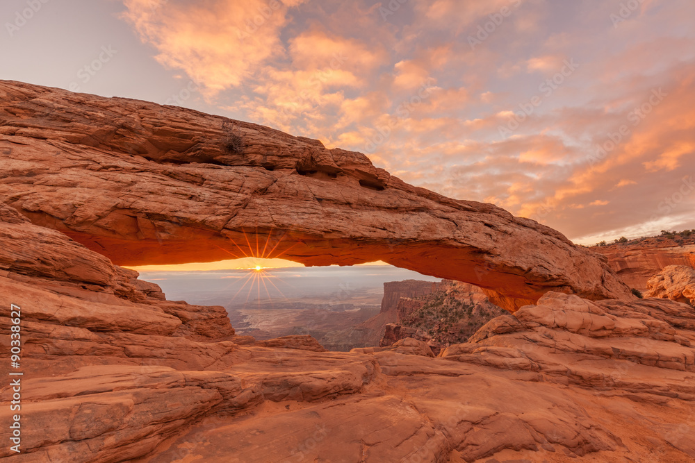 Canvas Prints Sunrise at Mesa Arch Canyonlands N.P. Utah