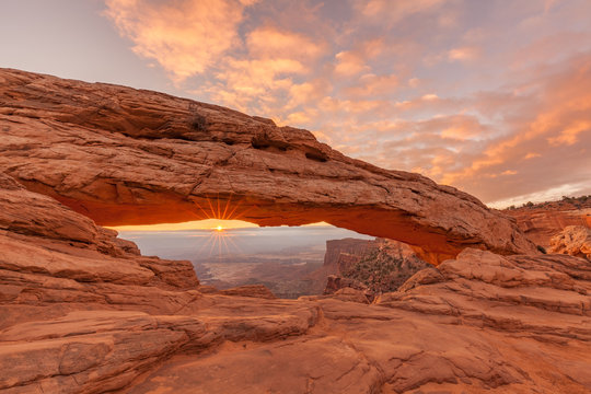 Sunrise at Mesa Arch Canyonlands N.P. Utah