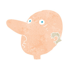 cartoon balding man