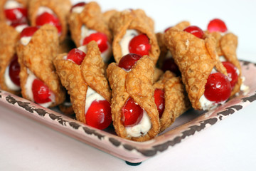 delicious dessert plate