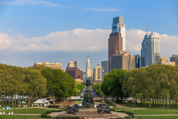Beautiful Philadelphia skyline