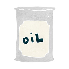 cartoon oil barrel