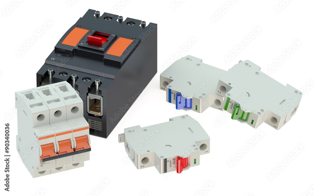 Poster set of automaticcircuit breakers