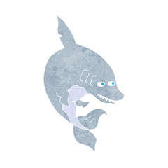 funny cartoon shark
