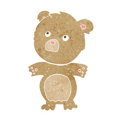 cartoon funny teddy bear