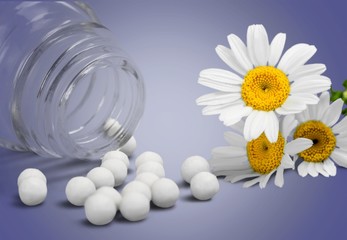 Obraz na płótnie Canvas Homeopathic Medicine.