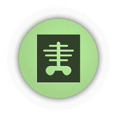 Obraz premium Green App Button