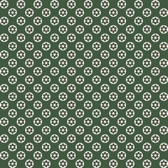 Цветок в круге на зеленом фоне. Вектор