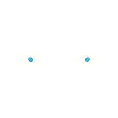 cartoon staring eyes