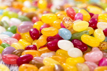 Colorfull Jelly Bean Background