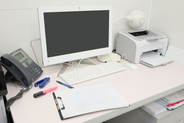 Interior of an office