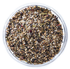 Crushed Peppercorns (isolated on white)